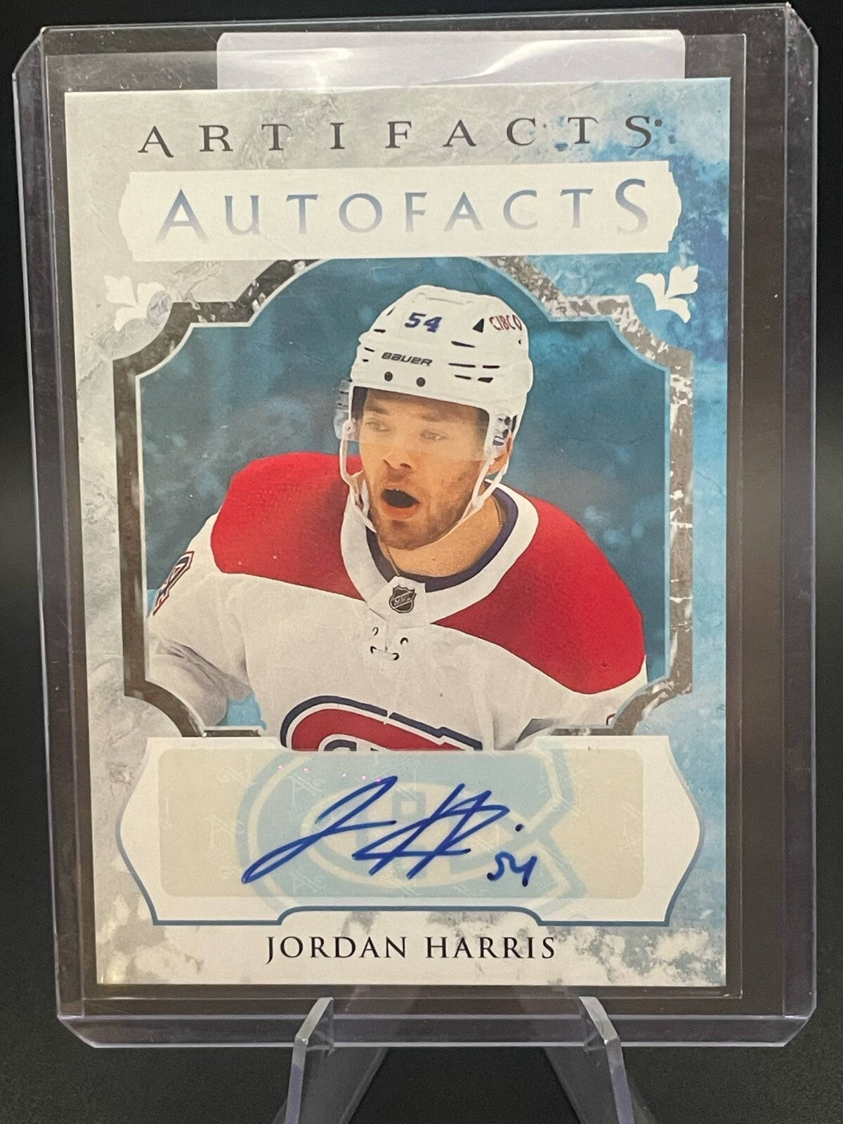 2023-24 Upper Deck Artifacts Autofacts JORDAN HARRIS #AF-JH Montreal UD Auto