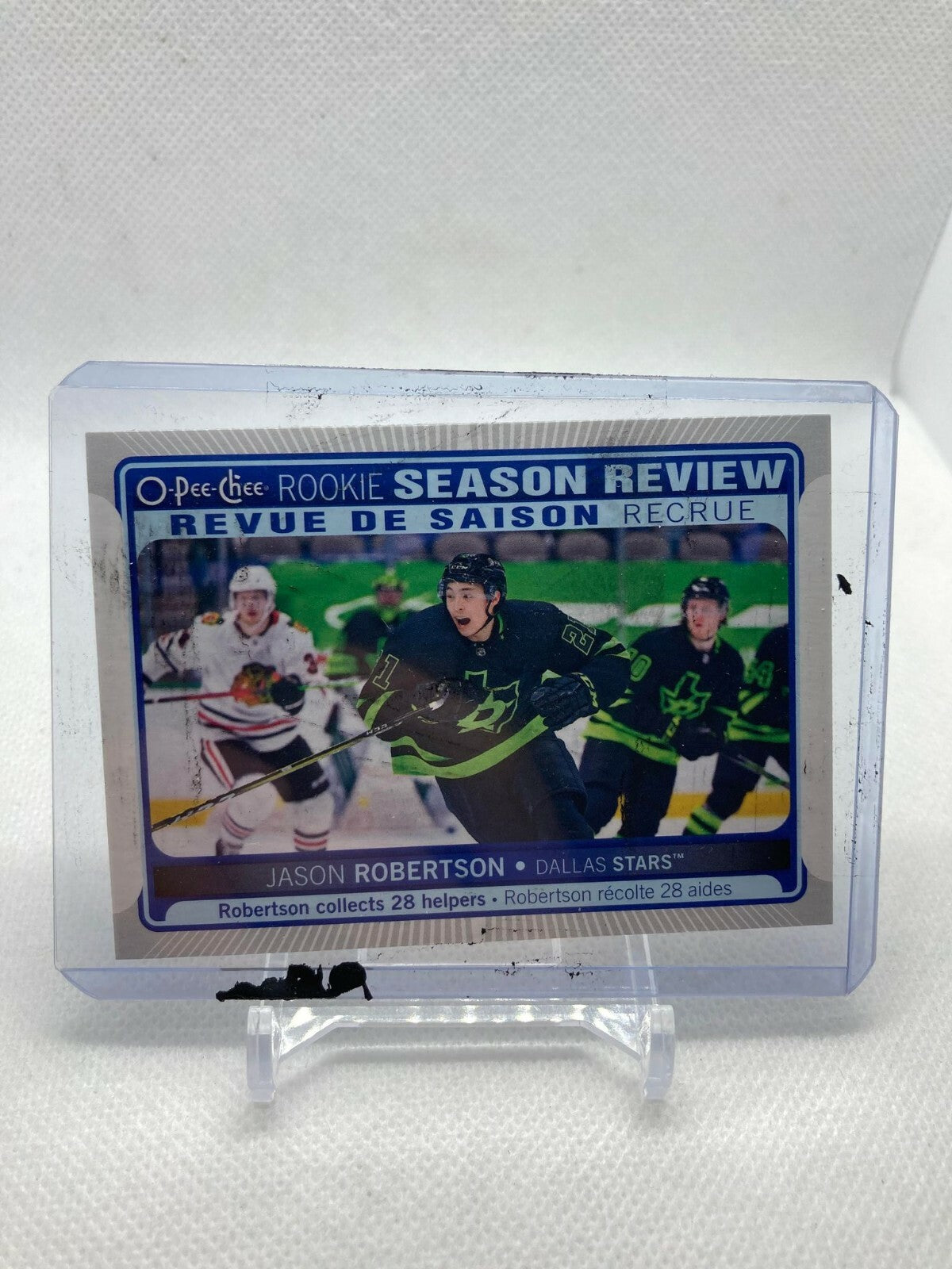 2021-22 Jason Robertson O-Pee-Chee OPC Rookie Season Review 545 - Dallas Stars