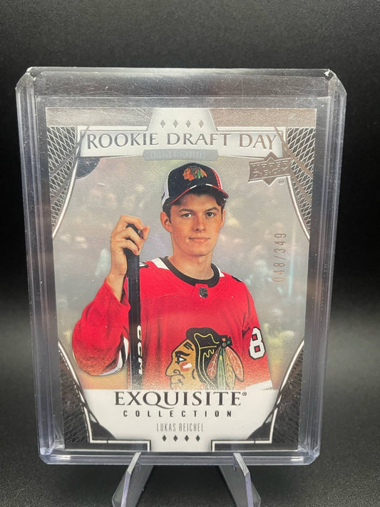 Lukas Reichel 2023-24 Upper Deck Black Diamond Rookie Draft Day /349 #RDD-LR