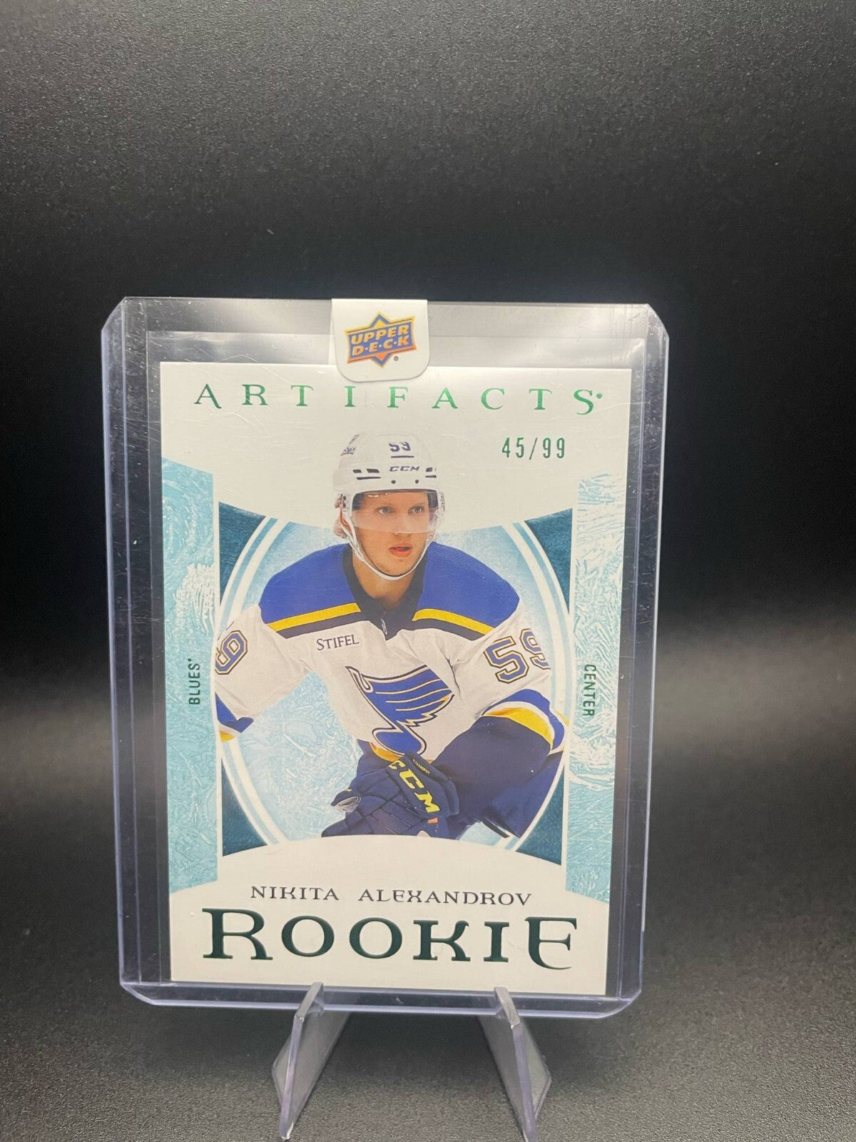 2022-23 Upper Deck Artifacts Redemptions Green /99 Nikita Alexandrov #226 Rookie
