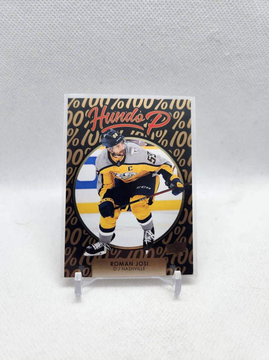 ROMAN JOSI 2021-22 UPPER DECK SERIES 1 HUNDO P GOLD PARALLEL RARE SP #HP-6