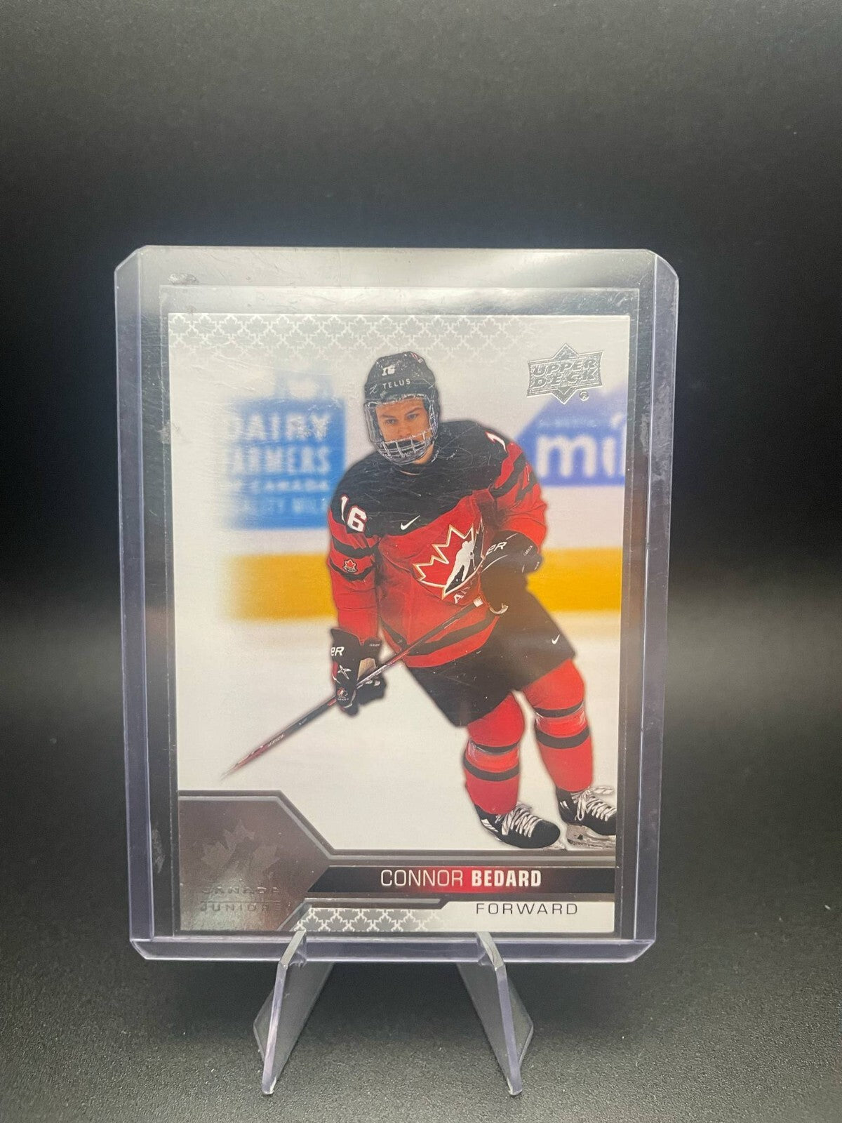 CONNOR BEDARD CHICAGO BLACKHAWKS 2022 TEAM CANADA JUNIORS HOCKEY