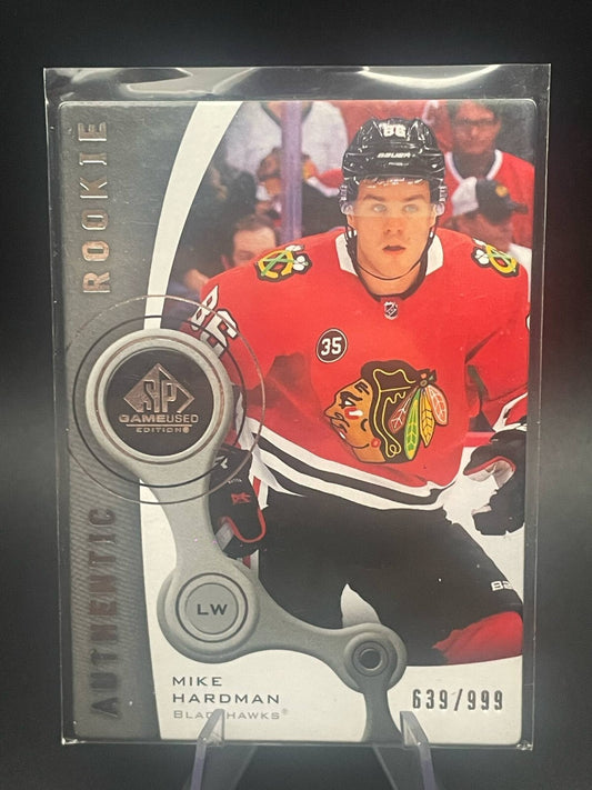 2021-22 SP Game Used Authentic Rookies Mike Hardman Hockey Card /999 #R-26