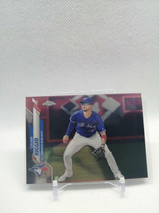 Cavan Biggio 2020 Topps Chrome Card #22 Blue Jays