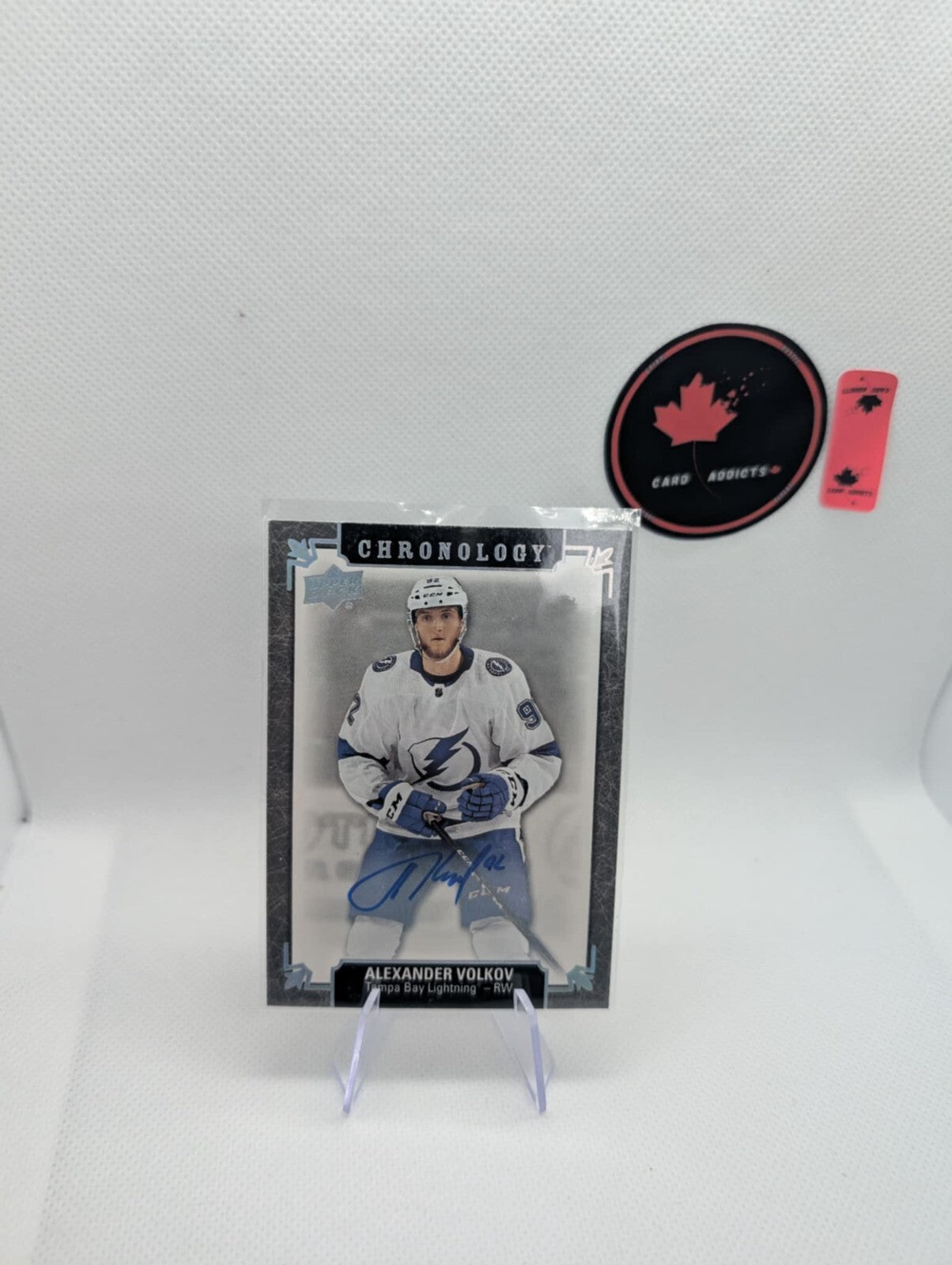 2019-20 Upper Deck Chronology Franchise History Auto Alexander Volkov Lightning