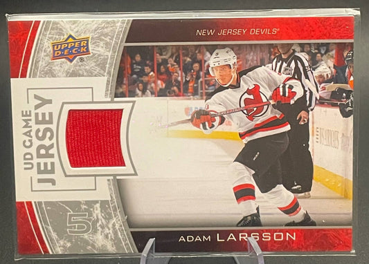2013-14 Upper Deck UD Game Jersey Adam Larsson #GJ-AL Devils