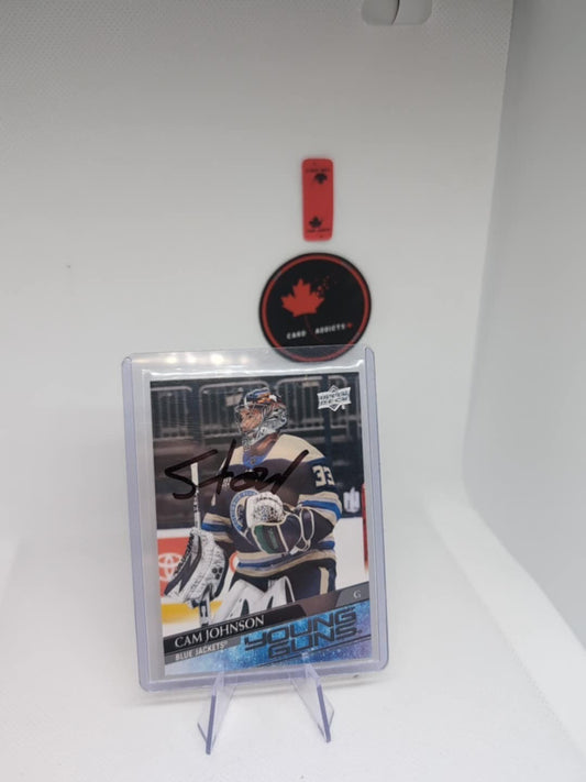 Cam Johnson 2020-21 Upper Deck Extended Series Young Guns #712 Blue Jackets