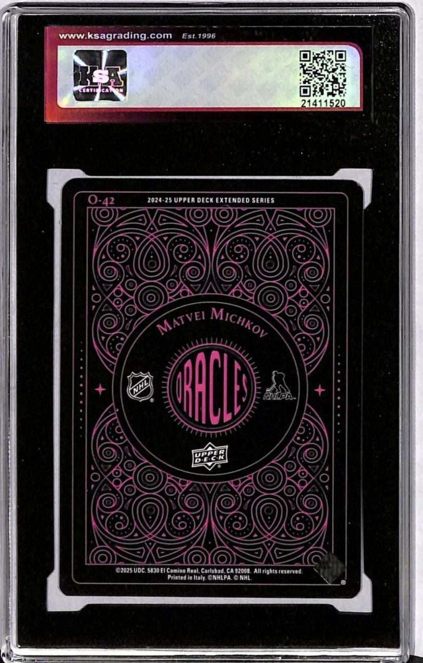 2024-25 Upper Deck Oracles Pink Matvei Michkov Rookie Flyers #O-42 KSA 10