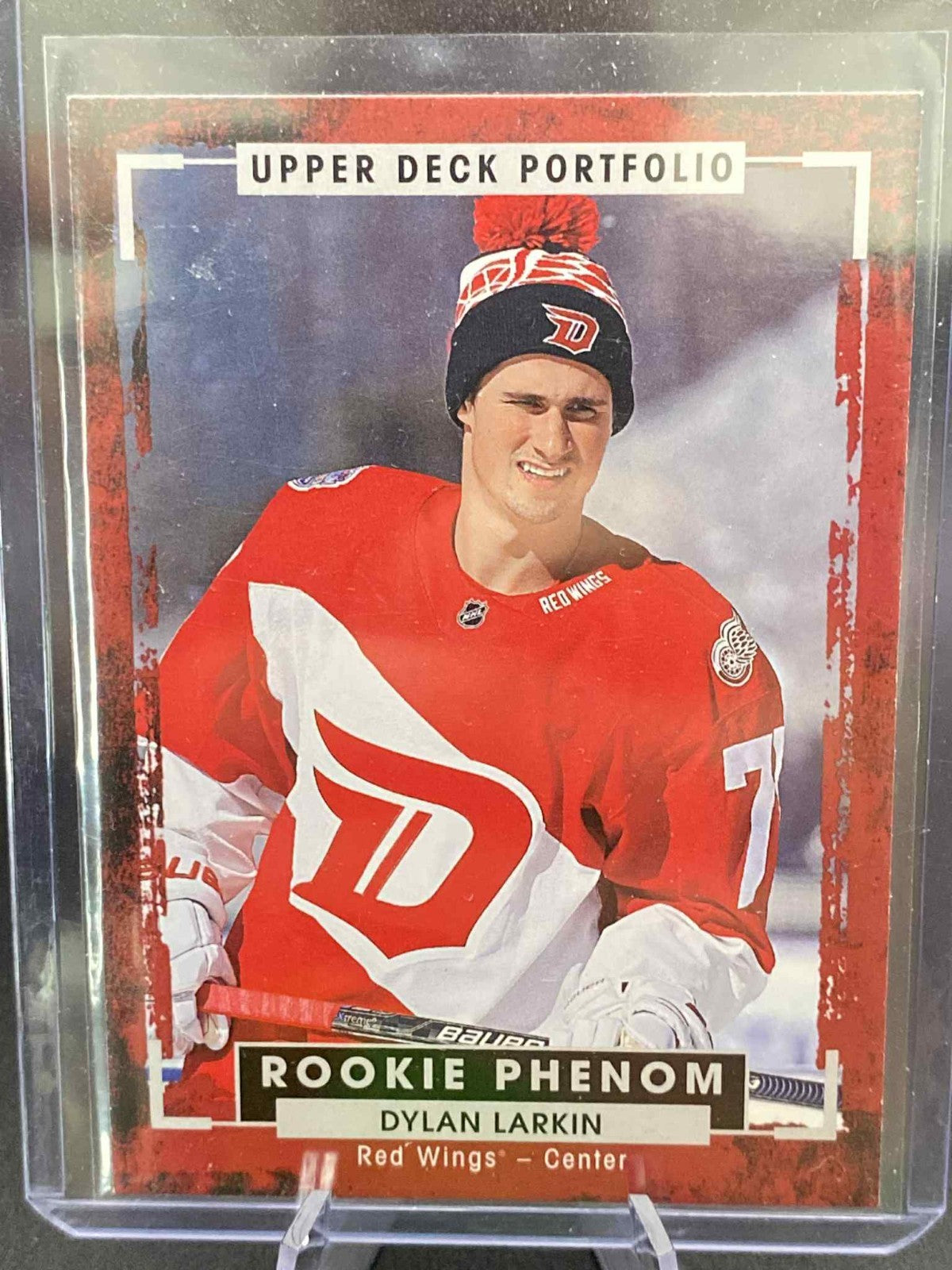 2015-16 Upper Deck Portfolio Dylan Larkin Rookie Phenom Rc #226 Red Wings