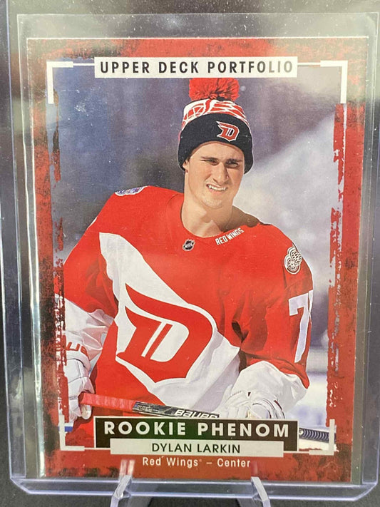 2015-16 Upper Deck Portfolio Dylan Larkin Rookie Phenom Rc #226 Red Wings