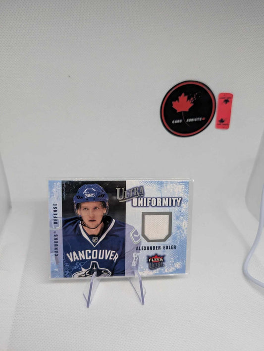 2008-09 Ultra Uniformity Alexander Edler Jersey 1 color Vancouver Canucks #UA-AE