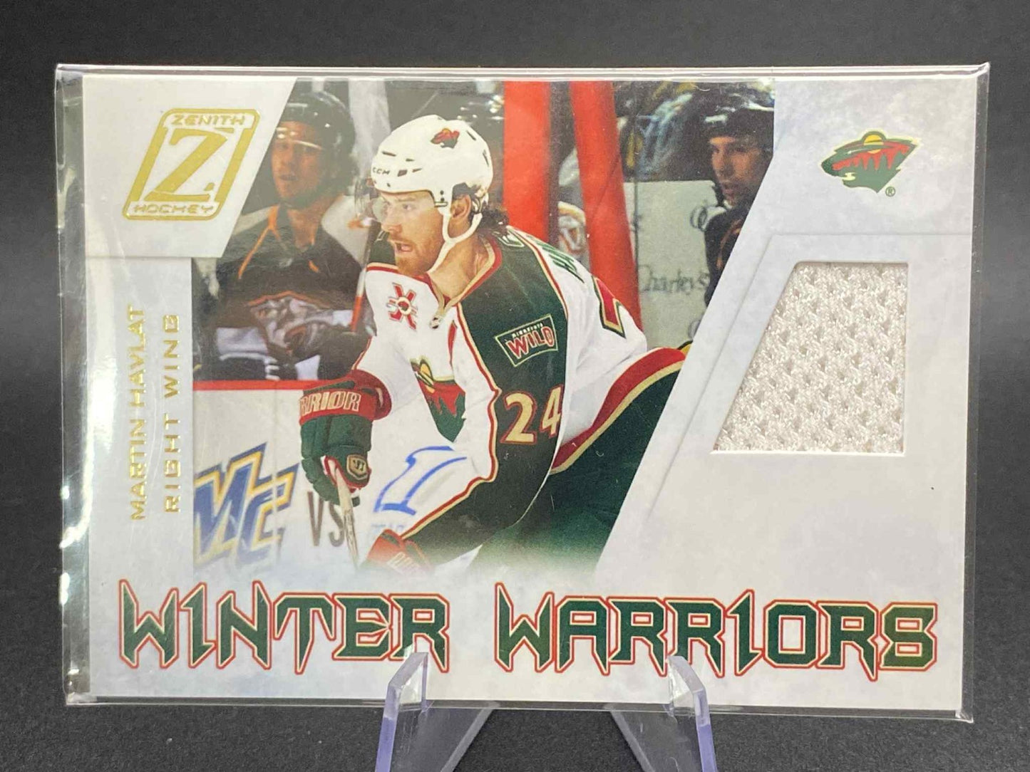 2010-11 Panini Zenith Winter Warriors Jersey Martin Havlat Card# MH
