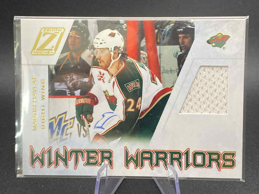 2010-11 Panini Zenith Winter Warriors Jersey Martin Havlat Card# MH