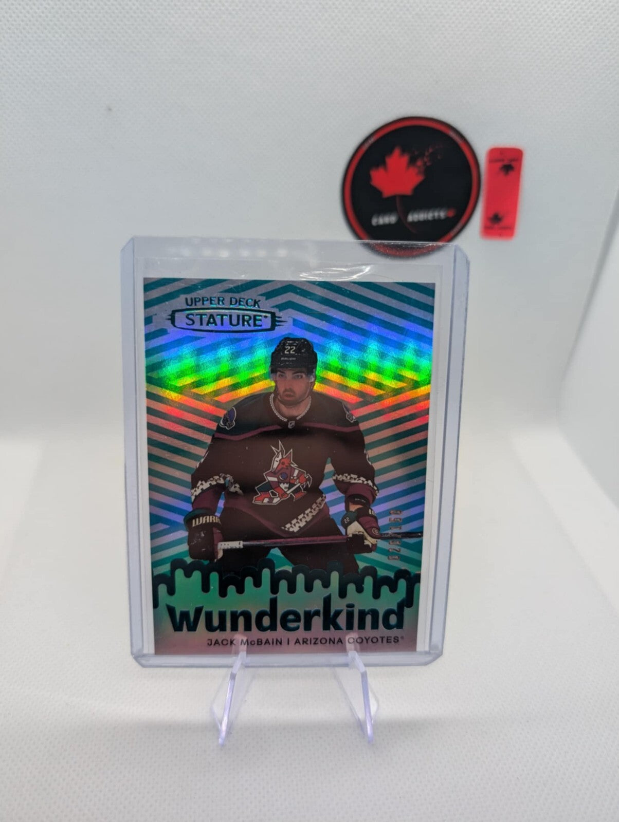 22-23 Stature Wunderkind  Jack McBain /150 Coyotes