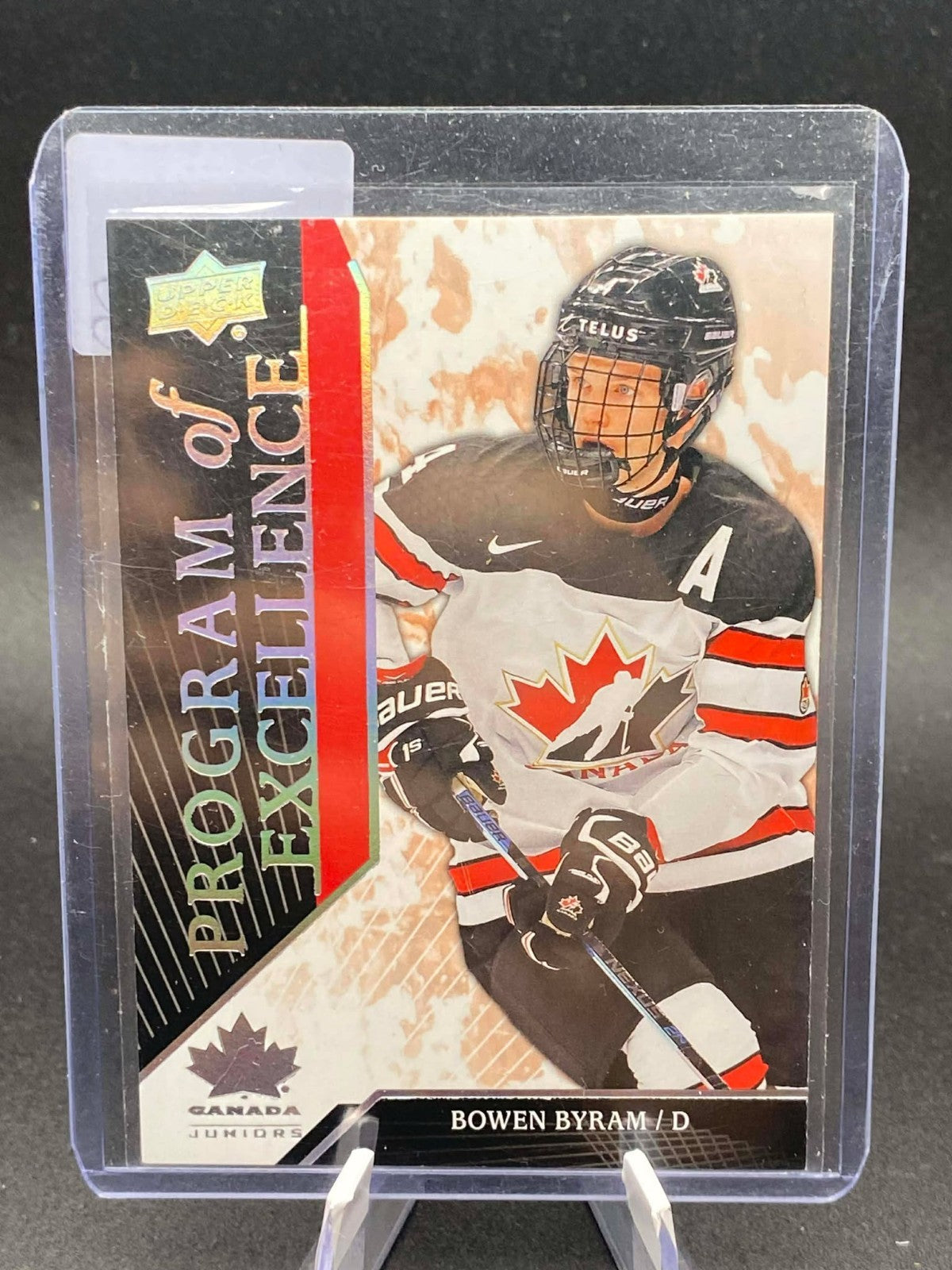 2019-20 UD Team Canada Juniors BOWEN BYRAM Program of Excellence #136