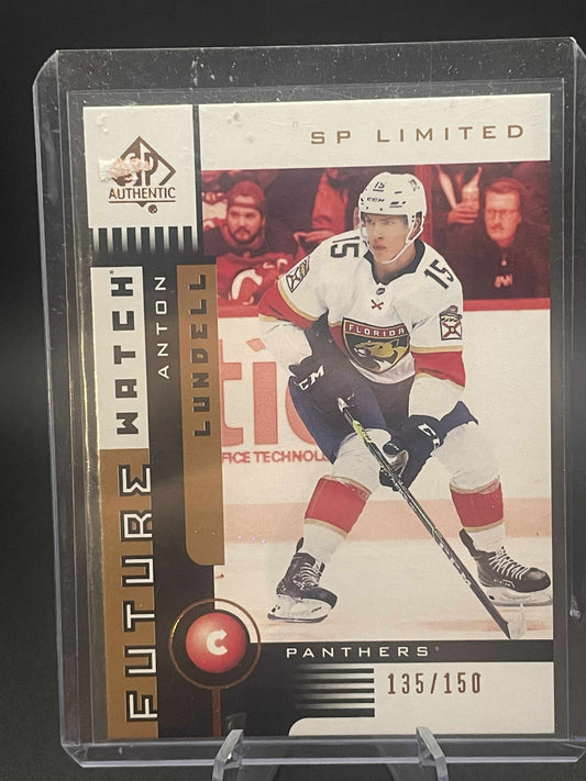 Anton Lundell 2021-22 SP Authentic Retro Future Watch Limited /150 Panthers