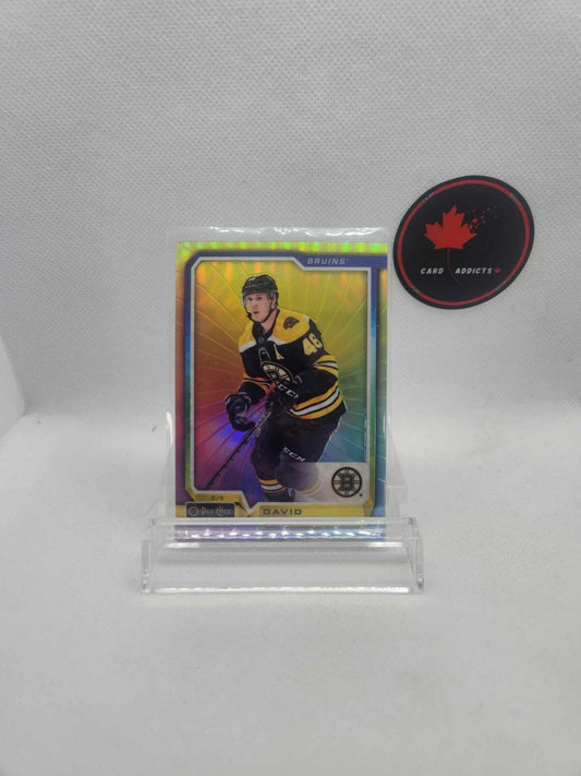 David Pastrnak 2018-19 OPC Platinum Color Wheel