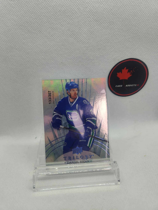 2014-15 Upper Deck Trilogy Radiant Blue Parallel #58 - DANIEL SEDIN /307