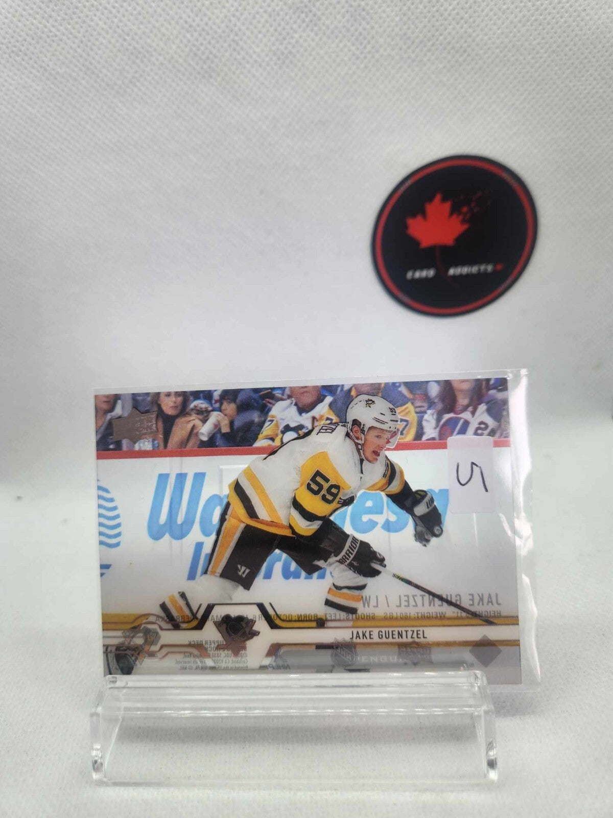 2019-20 Upper Deck Clear Cut Acetate #351 Jake Guentzel Penguins