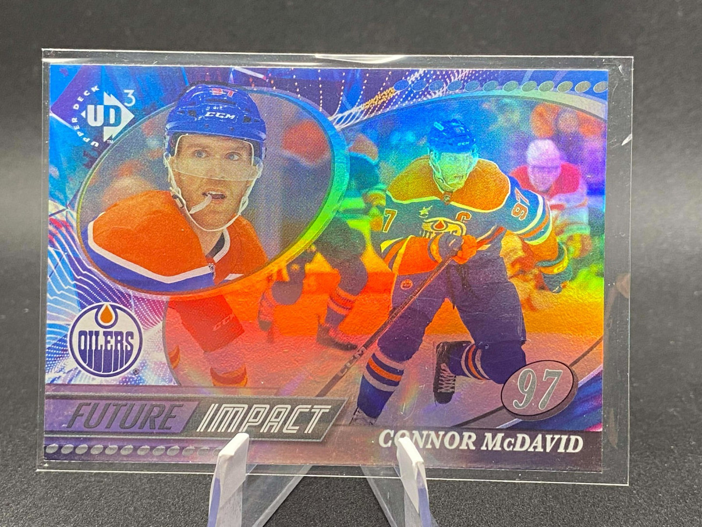 CONNOR McDAVID 24/25 2024 2025 Upper Deck UD Future Impact Insert #UD3-22 Oilers