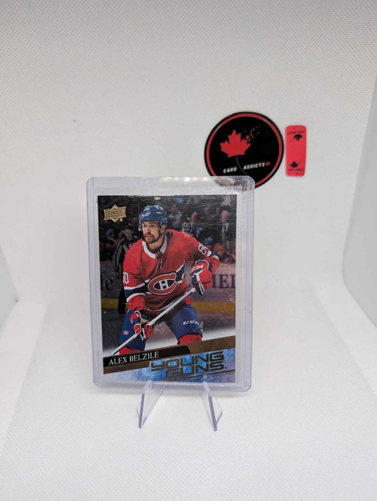 Alex Belzile 2020-21 Upper Deck Silver Foil Young Guns RC