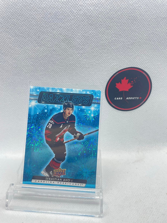 2023-24 Upper Deck Series 1 Dazzlers BLUE #DZ-7 Sebastian Aho