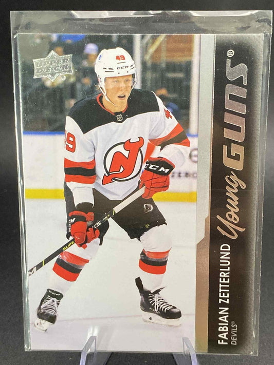 2021-22 Upper Deck Extended - Fabian Zetterlund Young Guns - #729 New Jersey