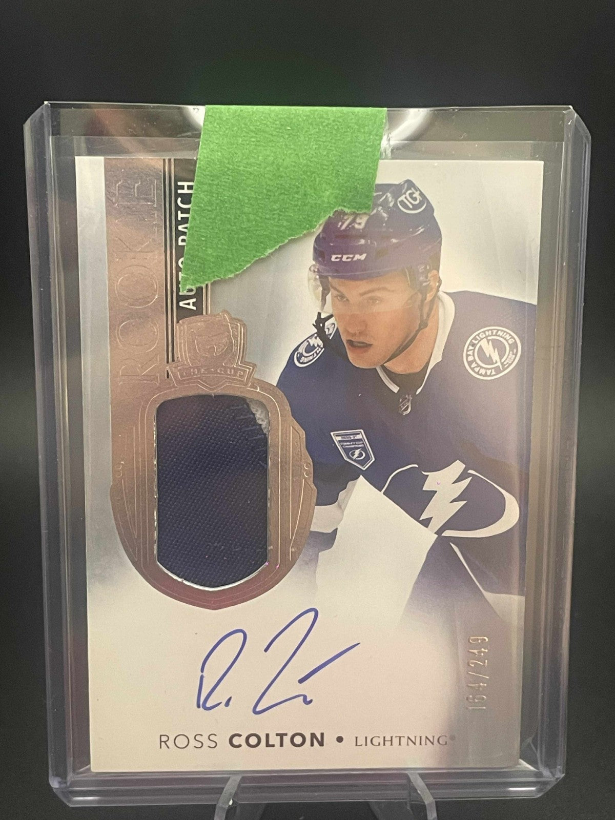 21-22 UD THE CUP ROSS COLTON ROOKIE PATCH AUTO RPA /249 #129