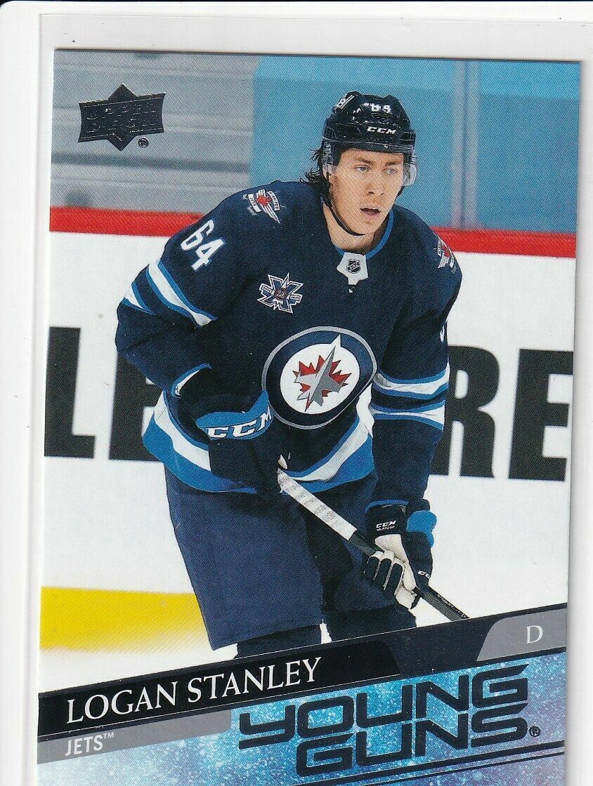 20/21 UD EXTENDED LOGAN STANLEY YOUNG GUNS RC SP ROOKIE #703
