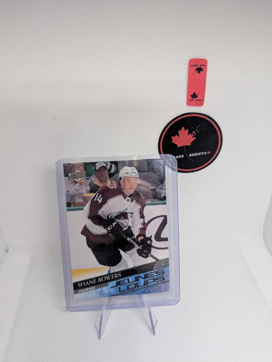2020-21 Upper Deck YOUNG GUNE JEUNES LOUPS Shane Bowers Rookie Colorado