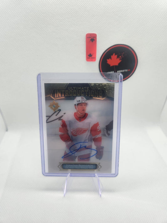 JONATAN BERGGREN 2022-23 UPPER DECK ULTIMATE COLLECTION INTRODUCTIONS AUTO