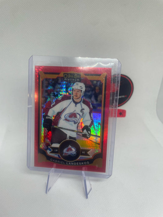2015-16 O-Pee-Chee Platinum Red Prism /149 Gabriel Landeskog #109