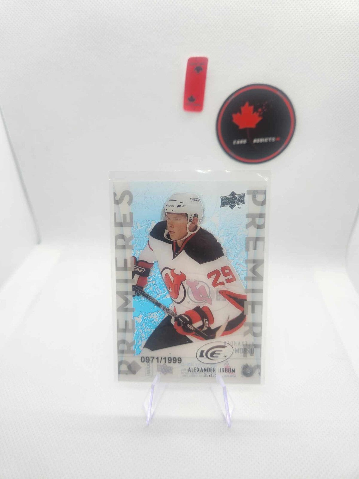 10/11 UD ICE ALEXANDER URBOM PREMIERES RC SP ROOKIE /1999 #63