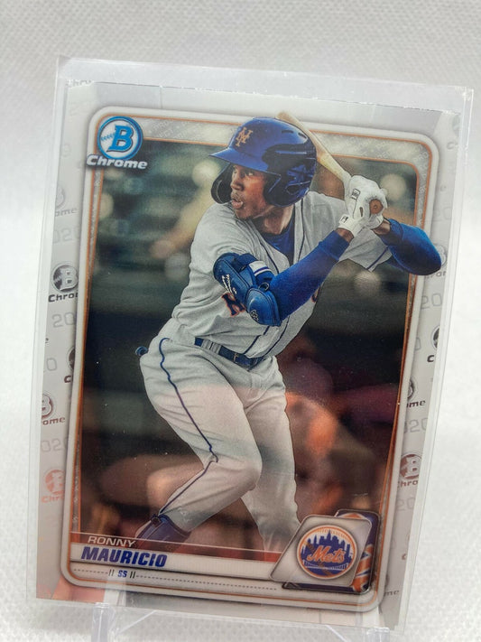 RONNY MAURICIO 2020 Bowman Chrome Baseball BCP-28 New York Mets