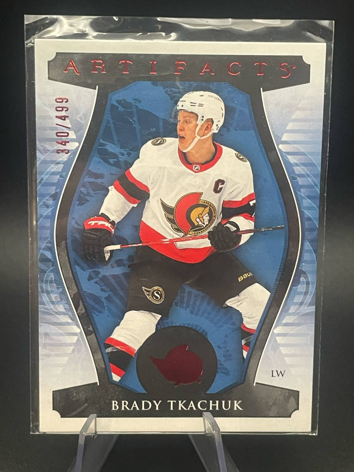 Brady Tkachuk 2023-24 Upper Deck Artifacts Ruby /499 #15 Ottawa Senators