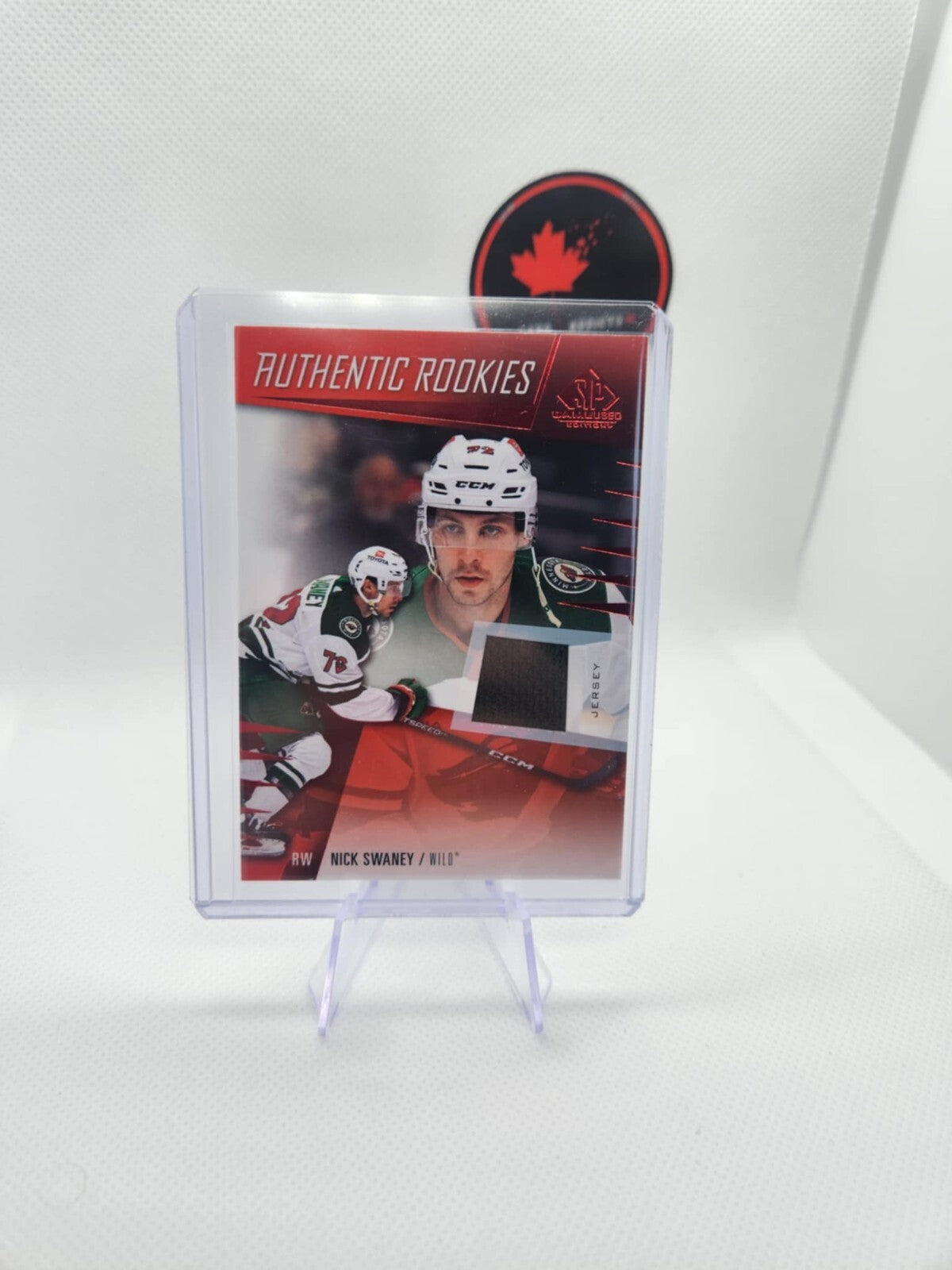 2023-24 SP Game Used Authentic Rookies Jersey RC Nick Swaney #215 - WILD