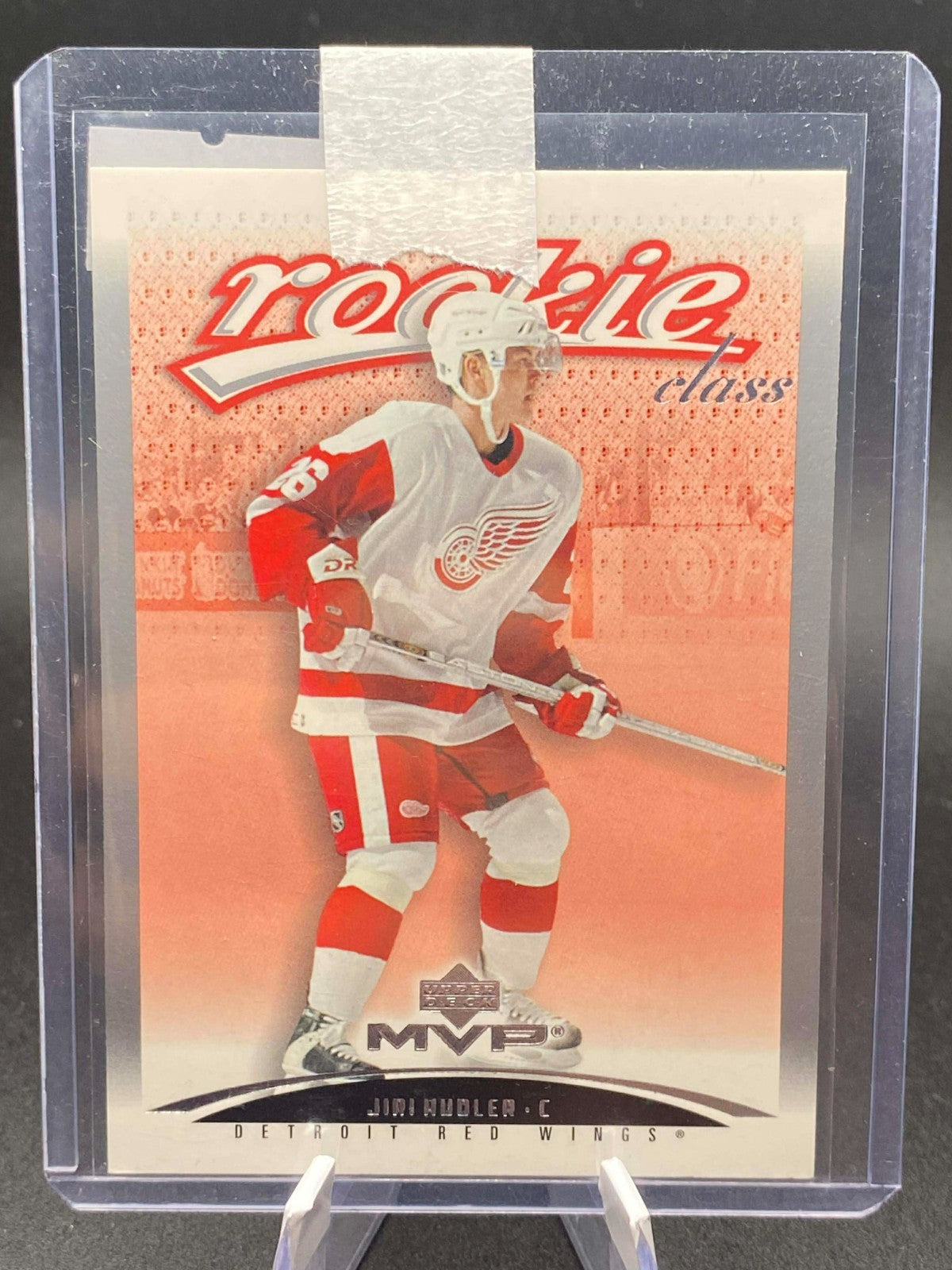 2003-04 Upper Deck MVP Jiri Hudler Rookie Detroit Red Wings #449