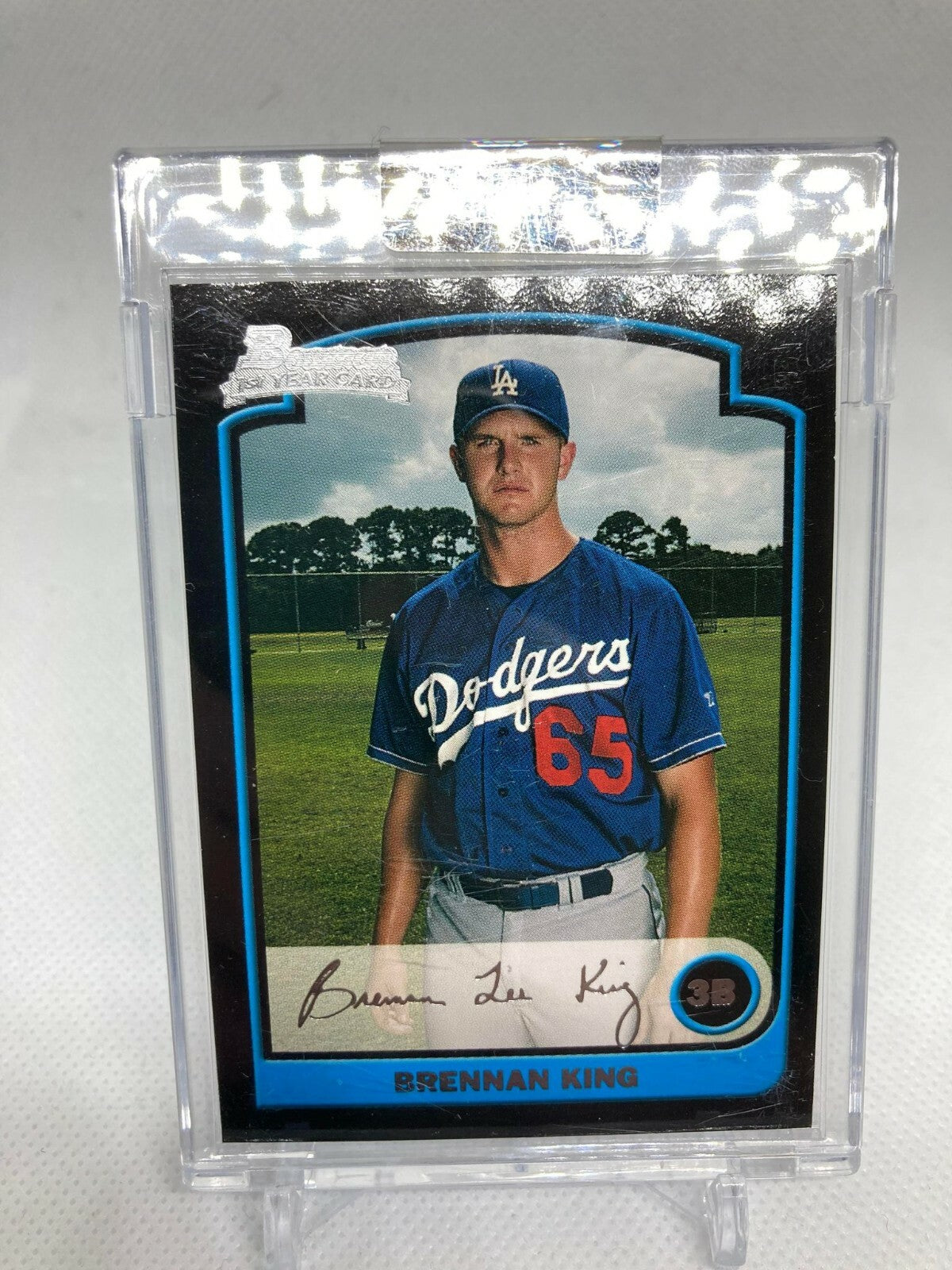 2003 BOWMAN CHROME - BRENNAN KING #244 RC LOS ANGELES DODGERS