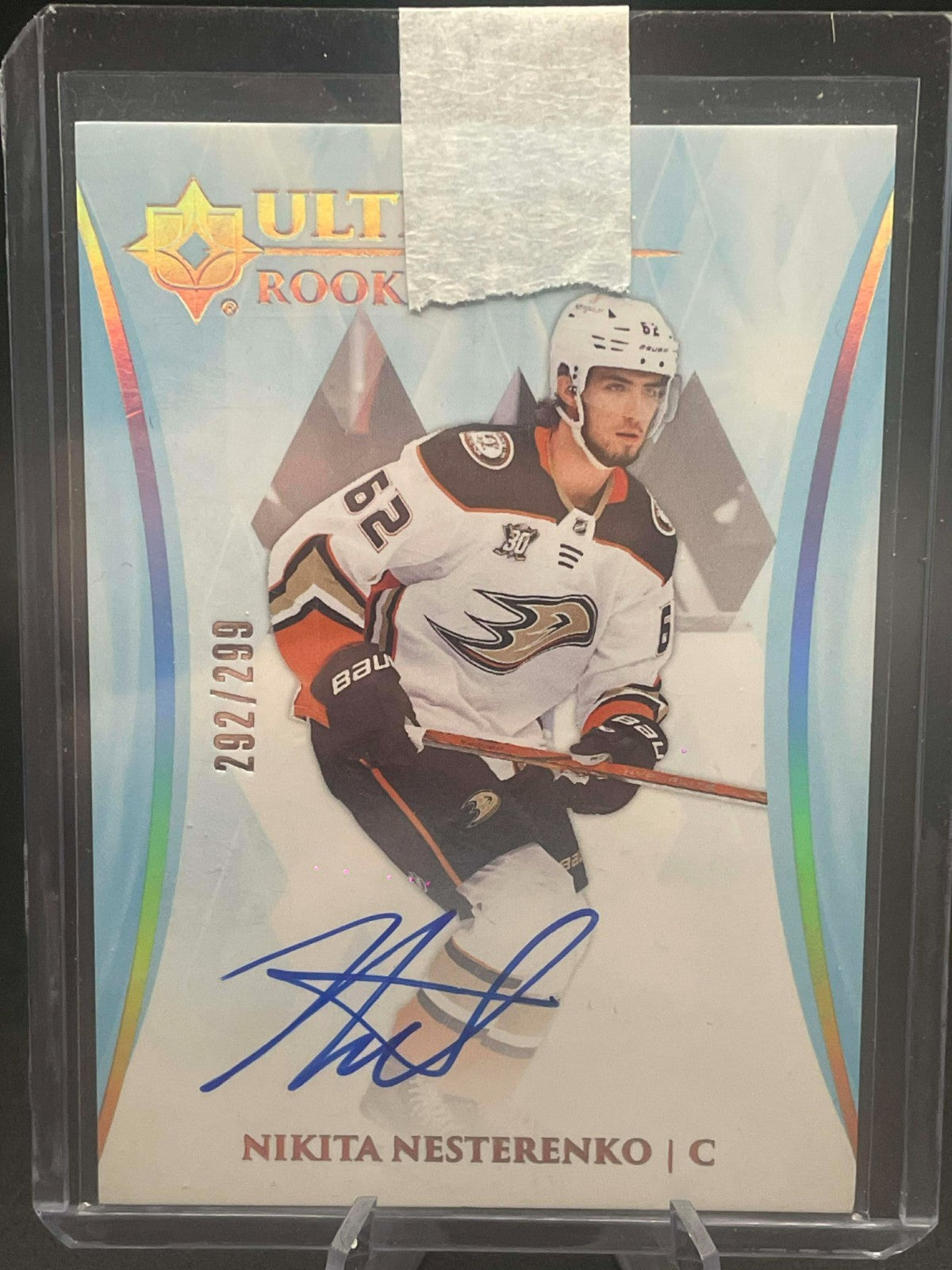 2023-24 Upper Deck Ultimate Rookies Auto Nikita Nesterenko /299 Card # 168