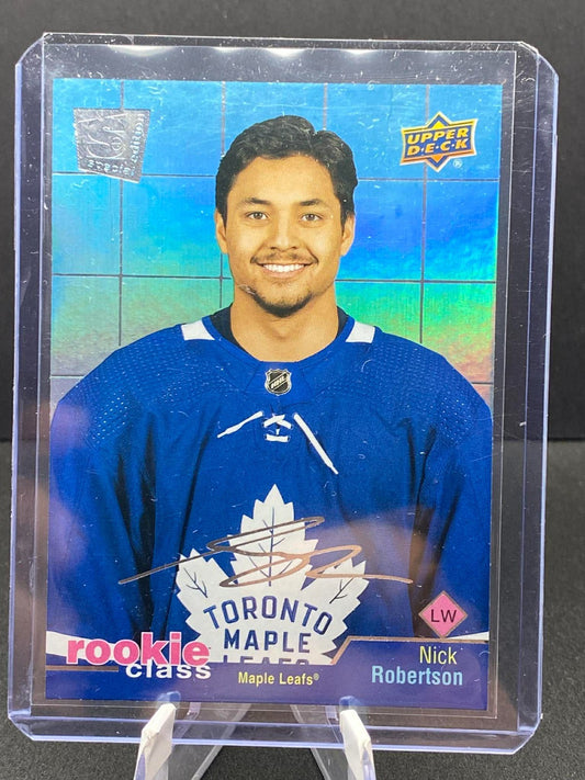 Nick Robertson Upper Deck Extended Series 2020-21 Rookie Class Auto # RC-20