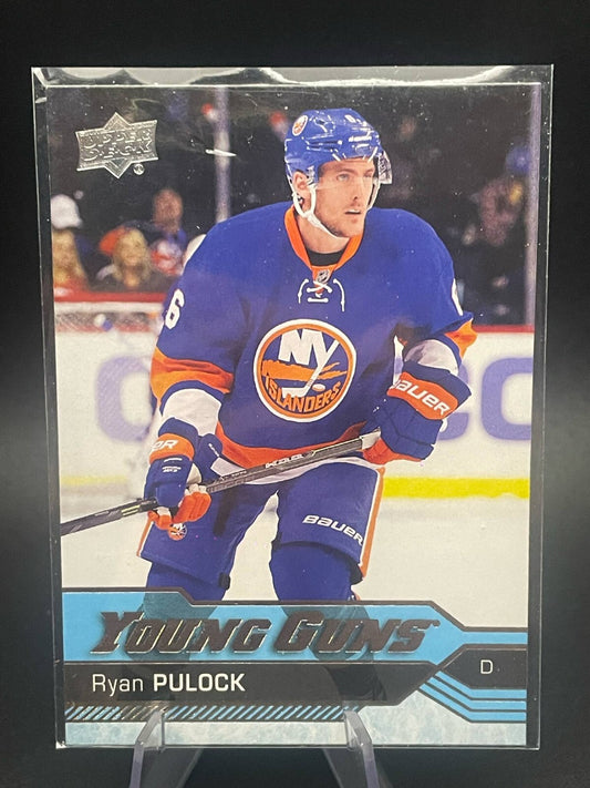 2016-17 Upper Deck Series 2 UD Young Guns YG Ryan Pulock Rookie Card RC