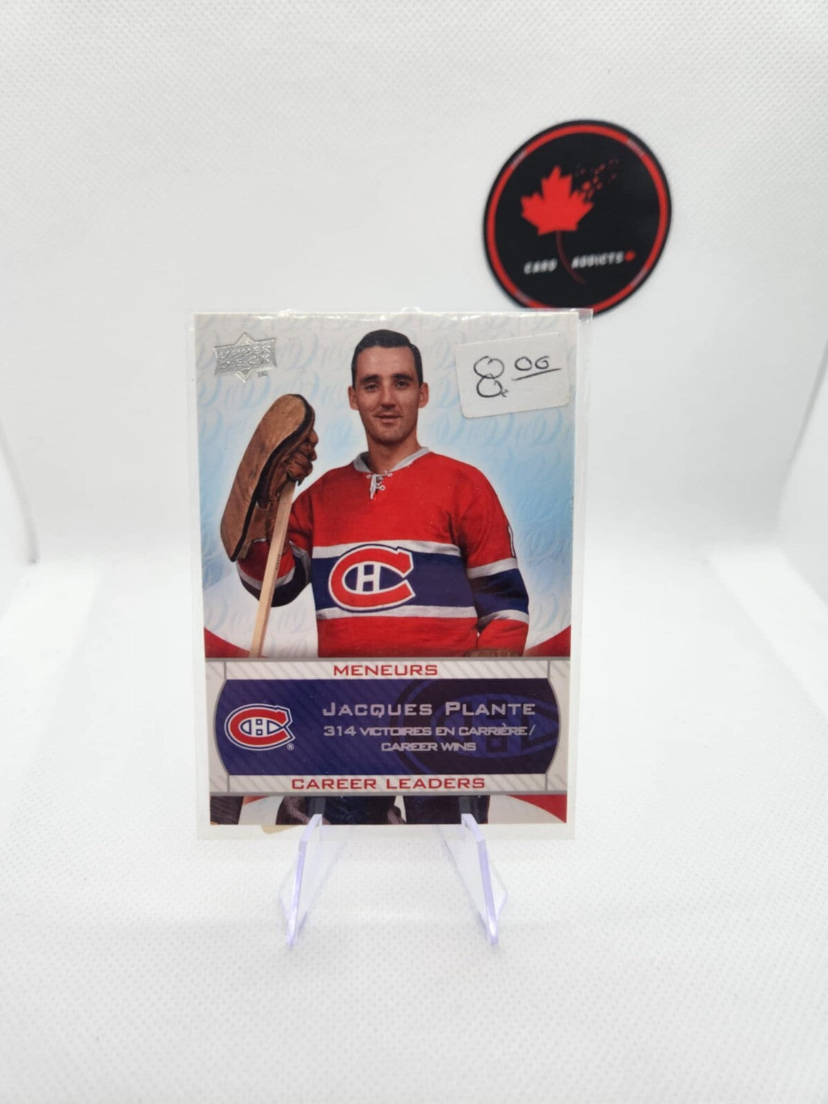 2008-09 Montreal Canadiens Centennial Career Leaders #241 Jacques Plante
