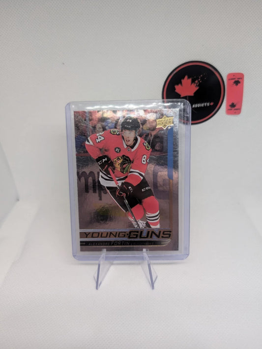 Alexandre Fortin 2018-19 Upper Deck Series 2 Young Guns Silver Foil