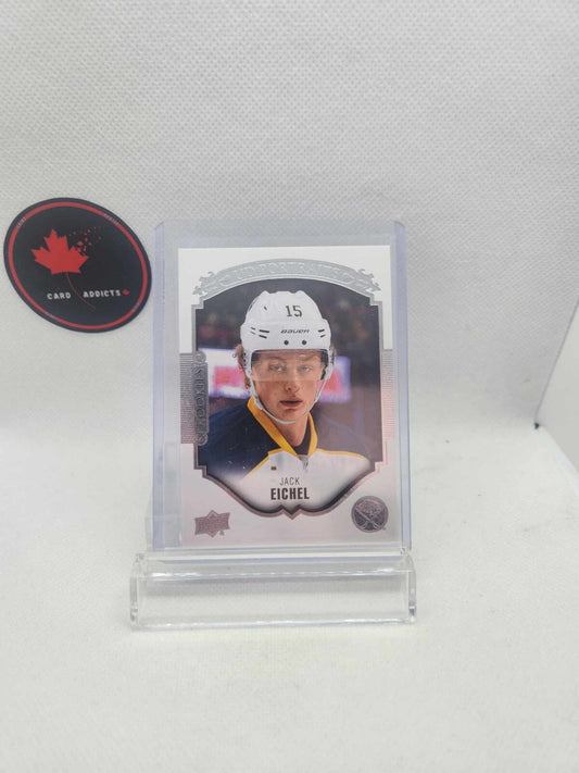 J 2015-16 Upper Deck Series 2 JACK EICHEL #P-61 UD PORTRAITS ROOKIE