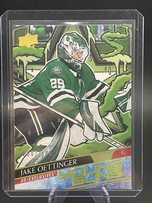 2024-25 UD Series 2 - Jake Oettinger Young Guns Renewed Exclusives /100