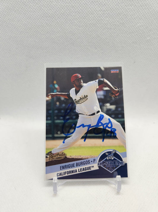 Enrique Burgos Hand-Signed