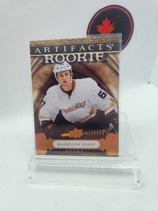 2009-10 Upper Deck Artifacts Rookie /699 MacGregor Sharp #230 Rookie RC