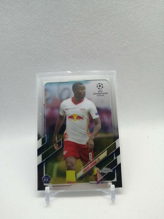 2020-21 TOPPS CHROME UEFA CHAMPIONS LEAGUE ROOKIE #23 LEIPZIG - AMADOU HAIDARA