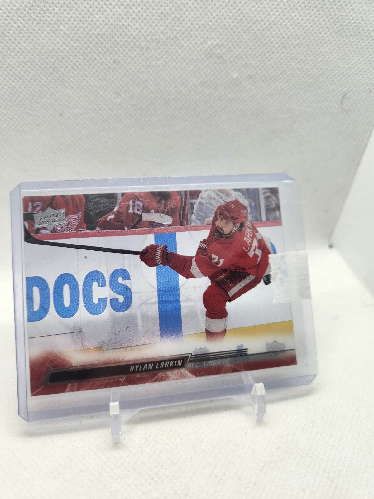 Dylan Larkin Clear Cut 2022-23 UD Series 2 #64