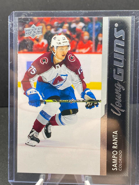 2021-22 Upper Deck Young Guns Hockey Rookie RC #457 Sampo Ranta
